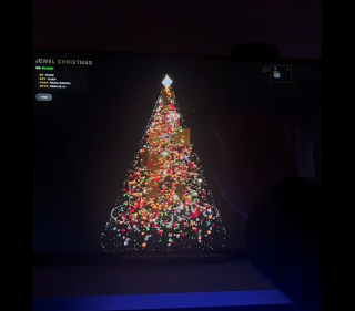 3d粒子手势交互圣诞树🎄(提示词免费取)